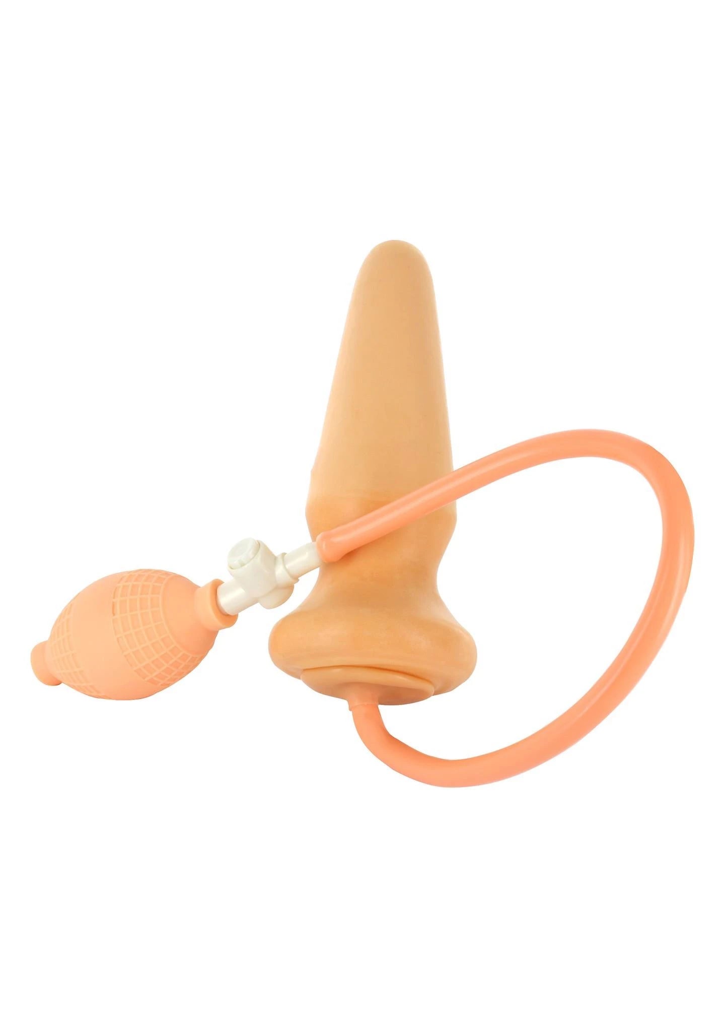 Buttplug plus pompe couleur de peau claire