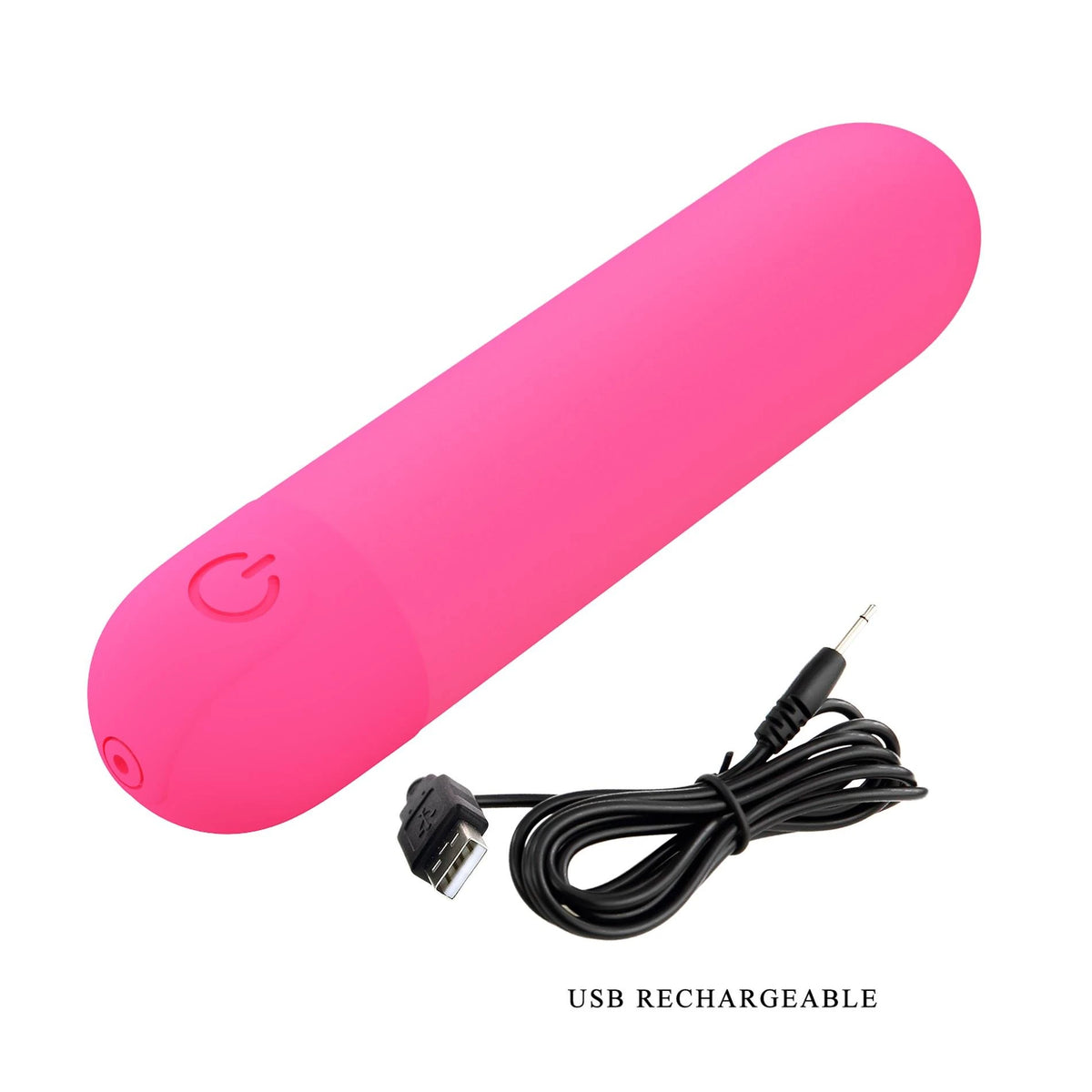 Mini vibratore Stefan 10 funzioni – ricaricabile, fucsia | Pretty Love