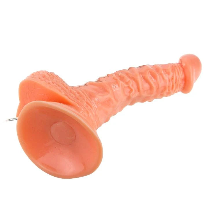 Realistic vibrator Rota base – remote control, with suction cup | Baile