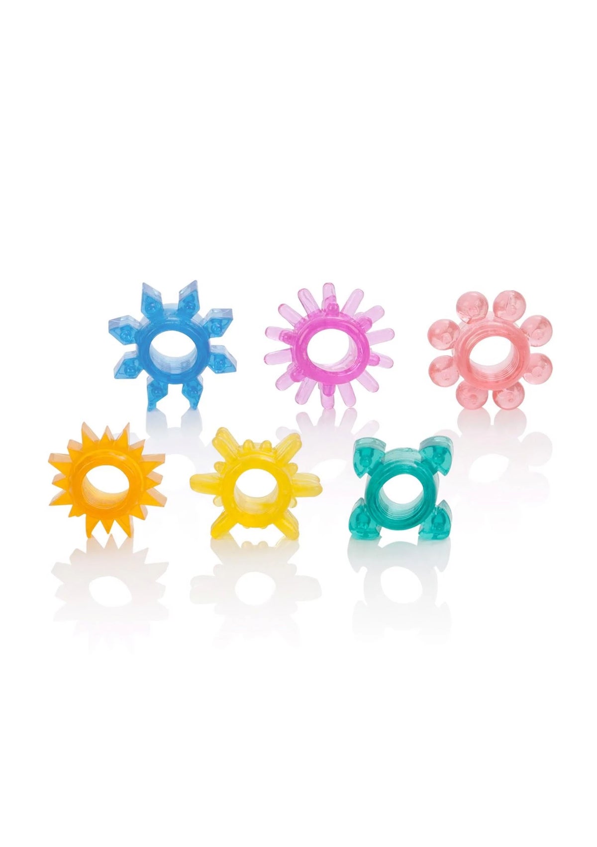 Anello fallico Senso 6 – multicolore | Calexotics