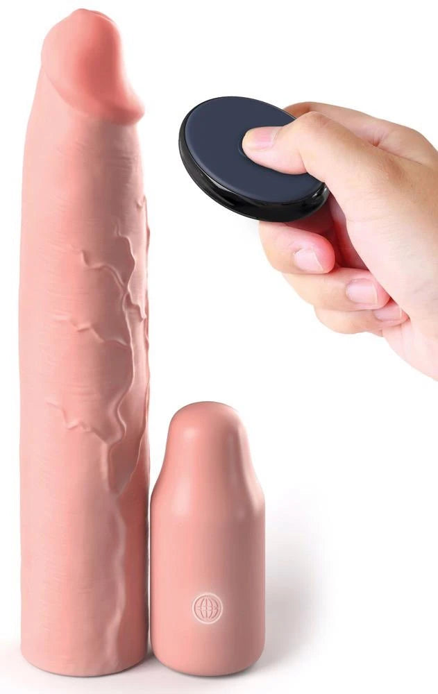 Funda para el pene tension 10 funciones – recargable, con mando a distancia | Fantasy X-Tensions Elite