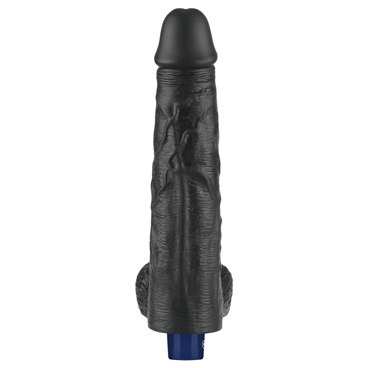 Dildó Softee 10 funkció – újratölthető, vibrációs, fekete 10-LV330223 | Lovetoy