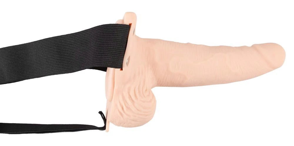 Arnés strap-on 7 funciones – recargable, nude