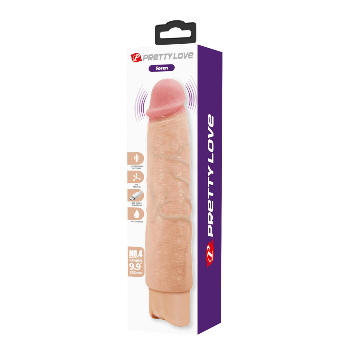 Vibrador realista Soren – recargable | Pretty Love