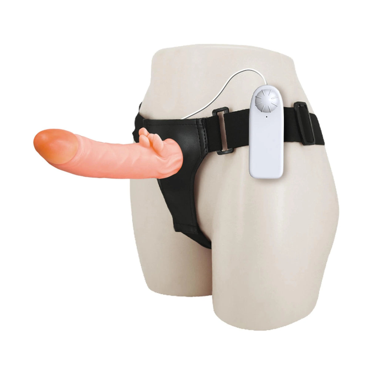 Arnés strap-on Sensual Comfort – con mando a distancia, vibrador | Baile