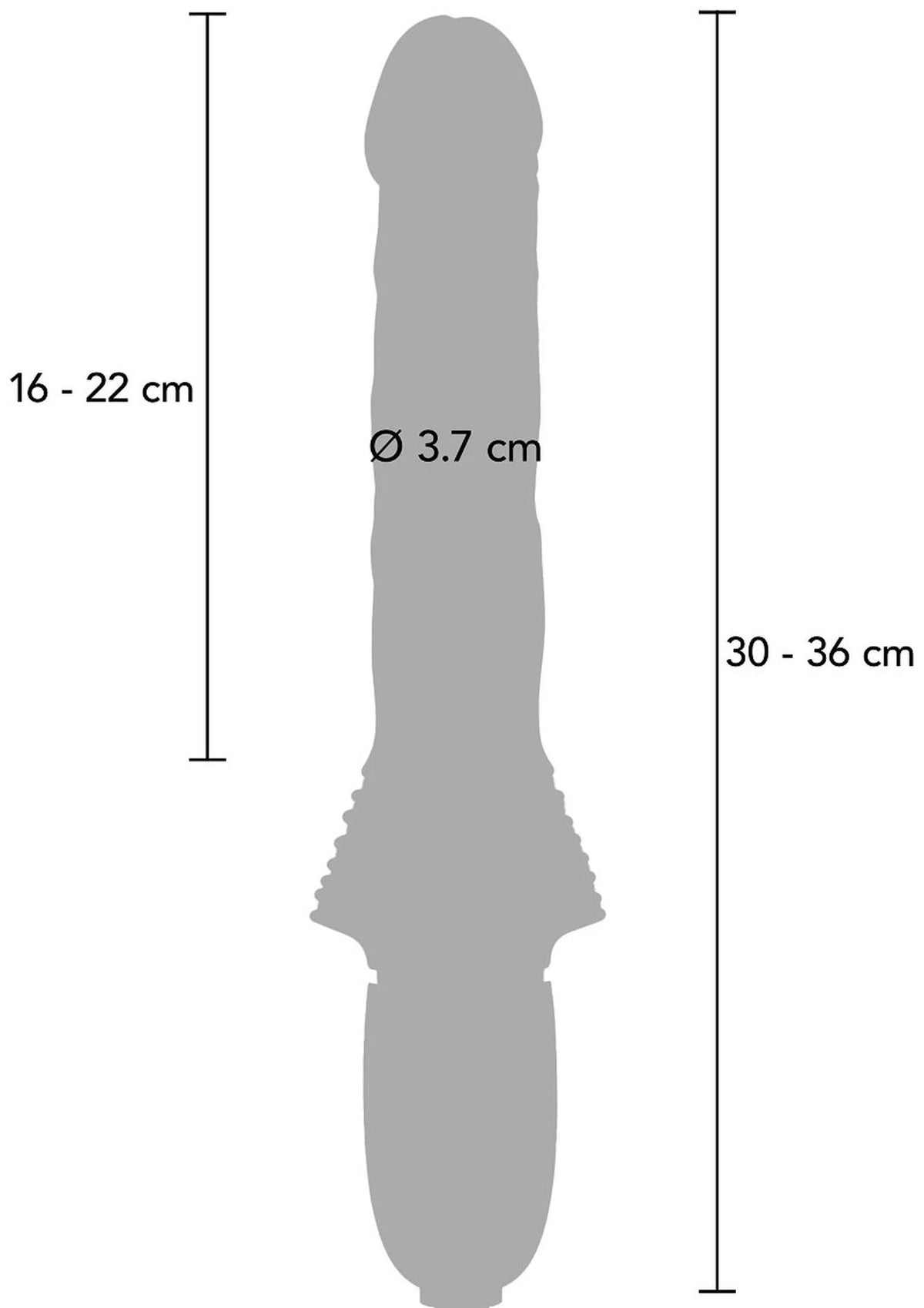 Vibrador clássico Magnum Opus Supreme Thruster 2 – com impulso, roxo | ToyJoy