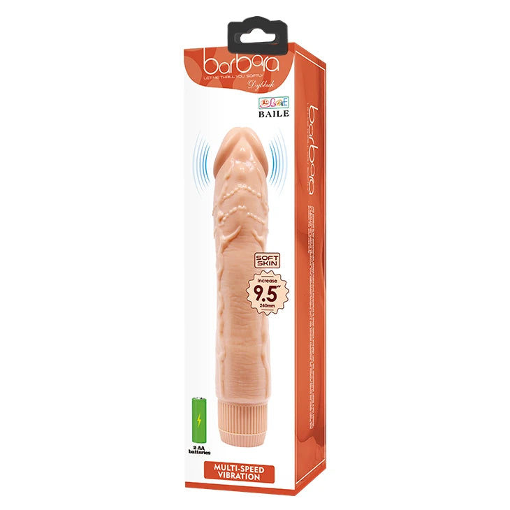 Vibrador realista Barbara Dybbuk 9.5 – nude | Baile
