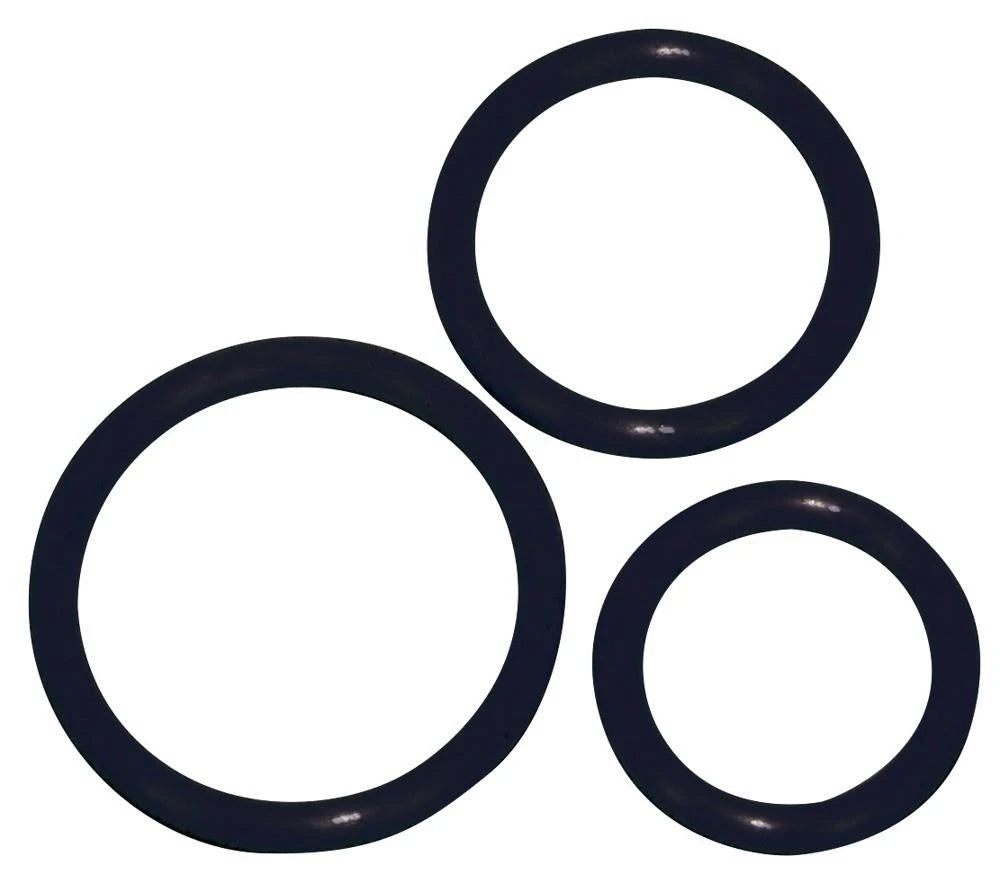 Anello fallico Trio – nero