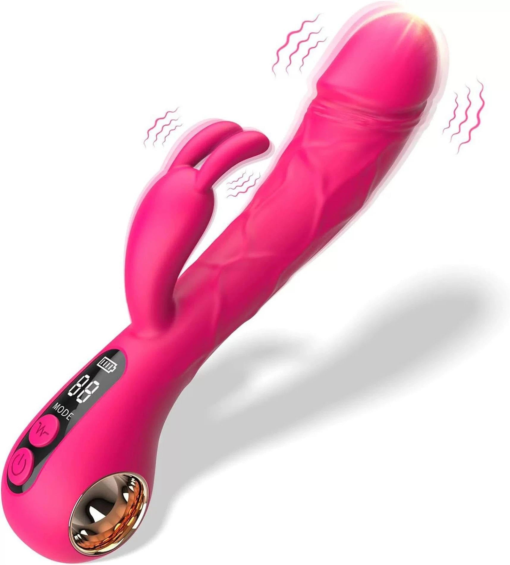 Vibreur double stimulation lapin point G et clitoridienne