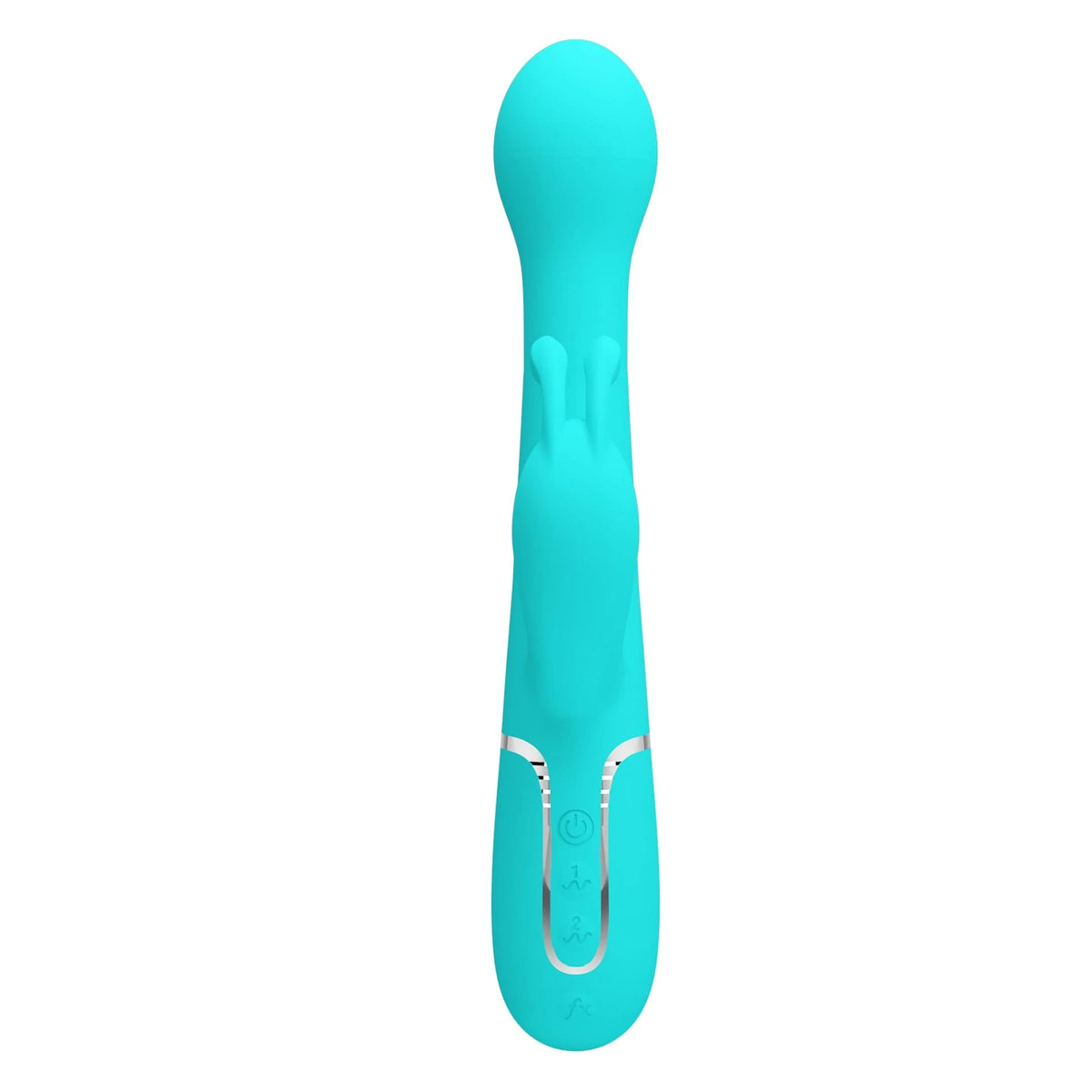 Vibrador rabbit Dejon Twinkled Tenderness 4 7 funções – com impulso, rotativo, azul claro | Pretty Love