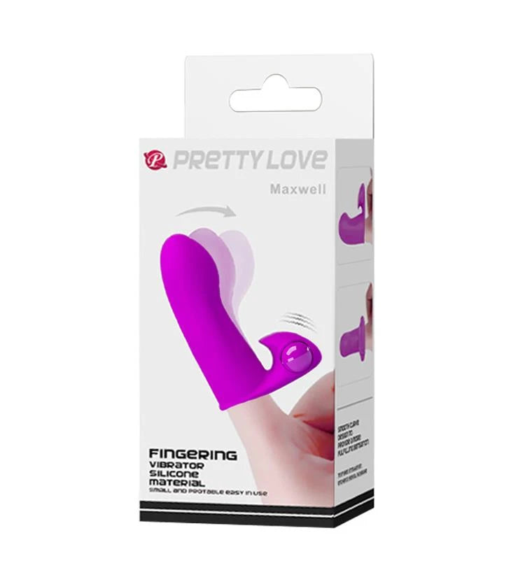 Finger vibrator Maxwell – vibrating, fuchsia | Pretty Love