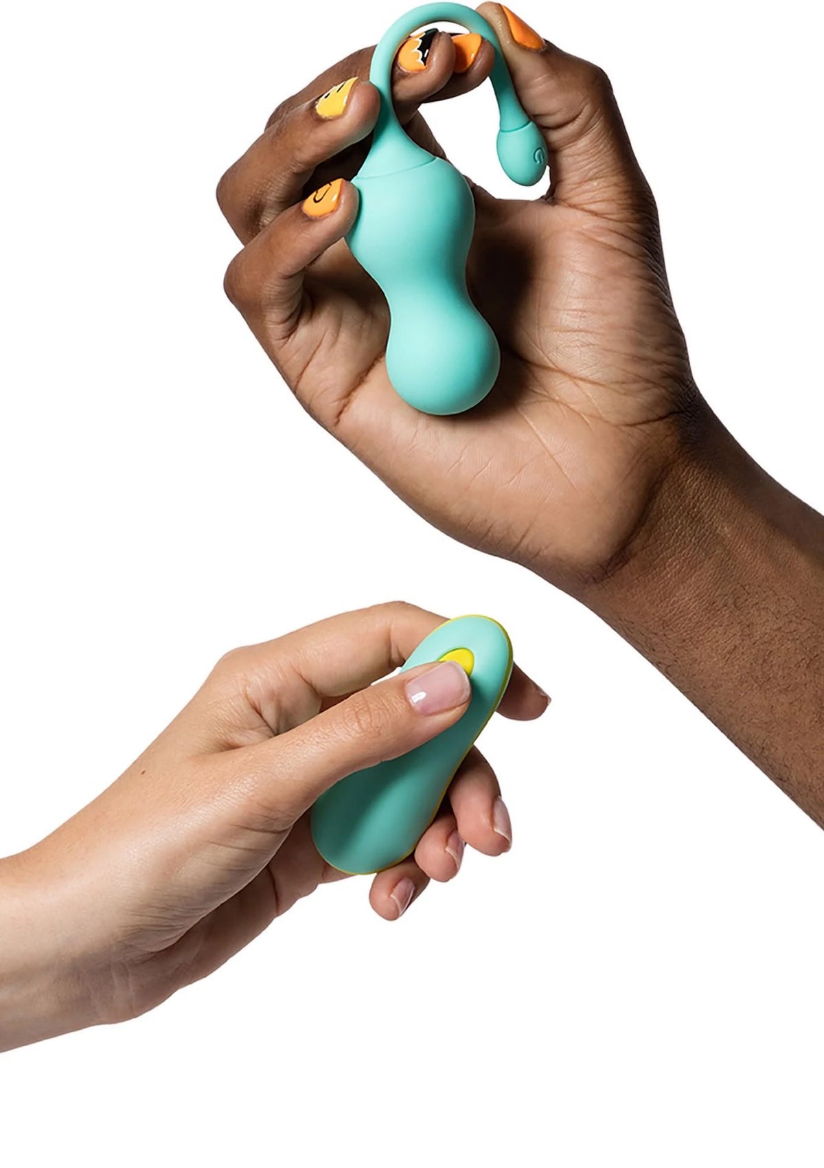 Palline vaginali Cello 10 funzioni – con telecomando, vibrante, turchese | ROMP