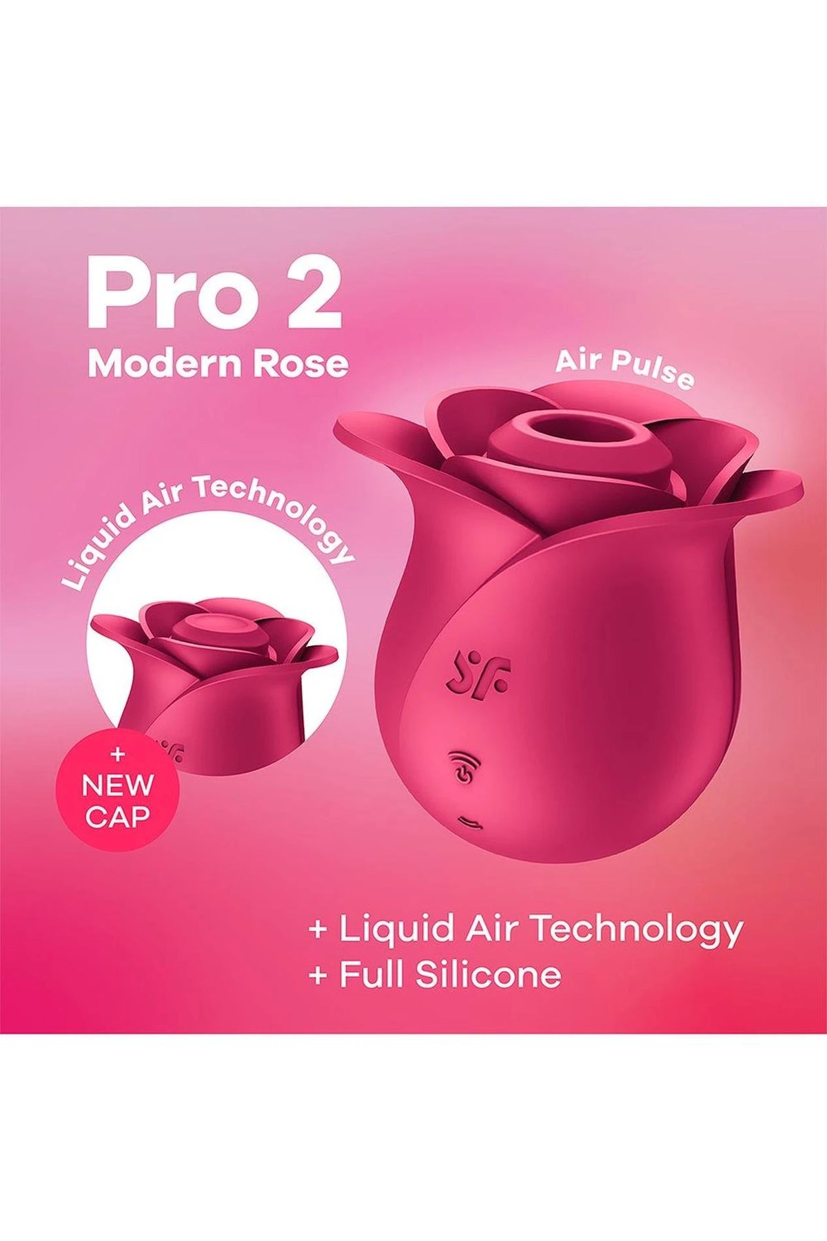 Stimulateur clitoridien Pro 2 Modern Blossom Air Pulse – rose | Satisfyer