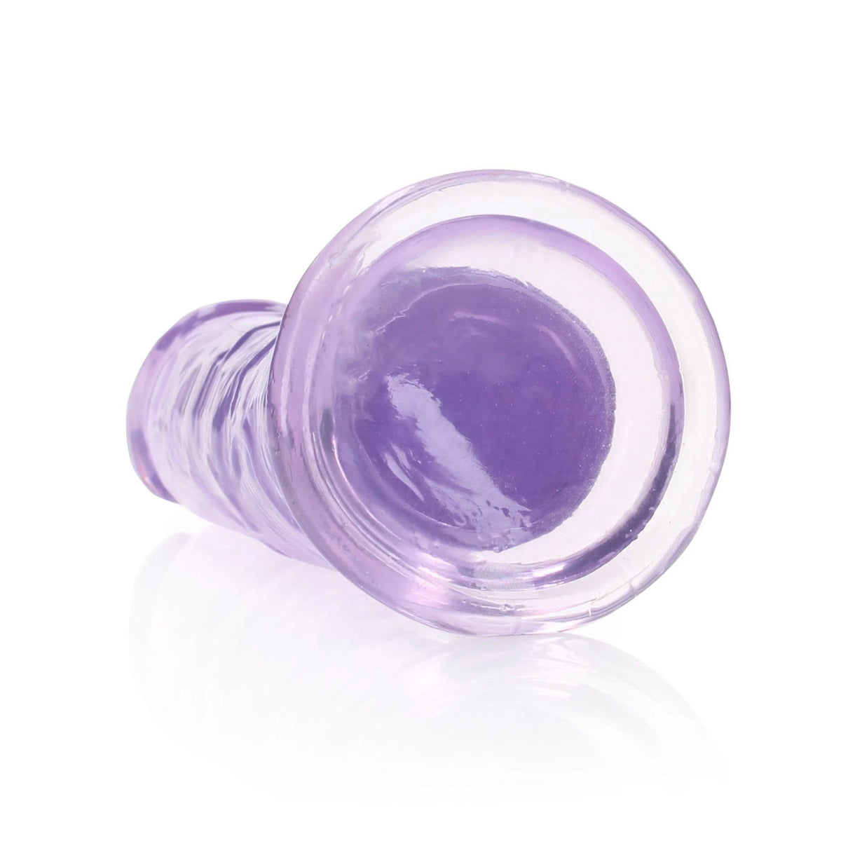 Dildo realistico Straight – con ventosa, viola 6 cm | RealRock