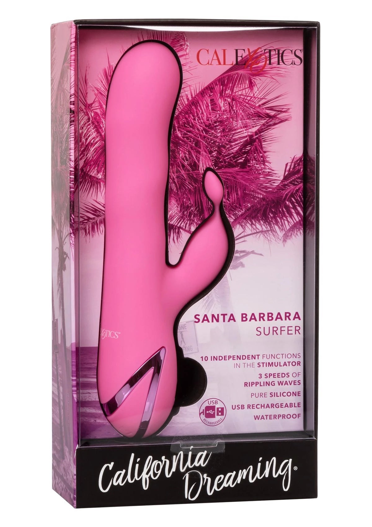 Vibratore punto G Santa Barbara Surfer – rosa | Calexotics