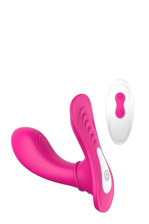 Vibratore punto G – con telecomando, ricaricabile, fucsia | Dream Toys