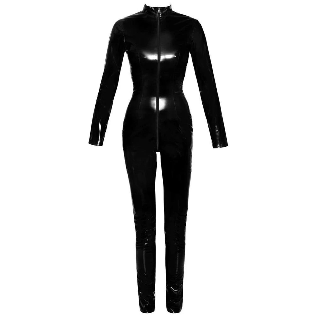 Catsuit Jumpsuit – wetlook, black 28515041031 | Black Level