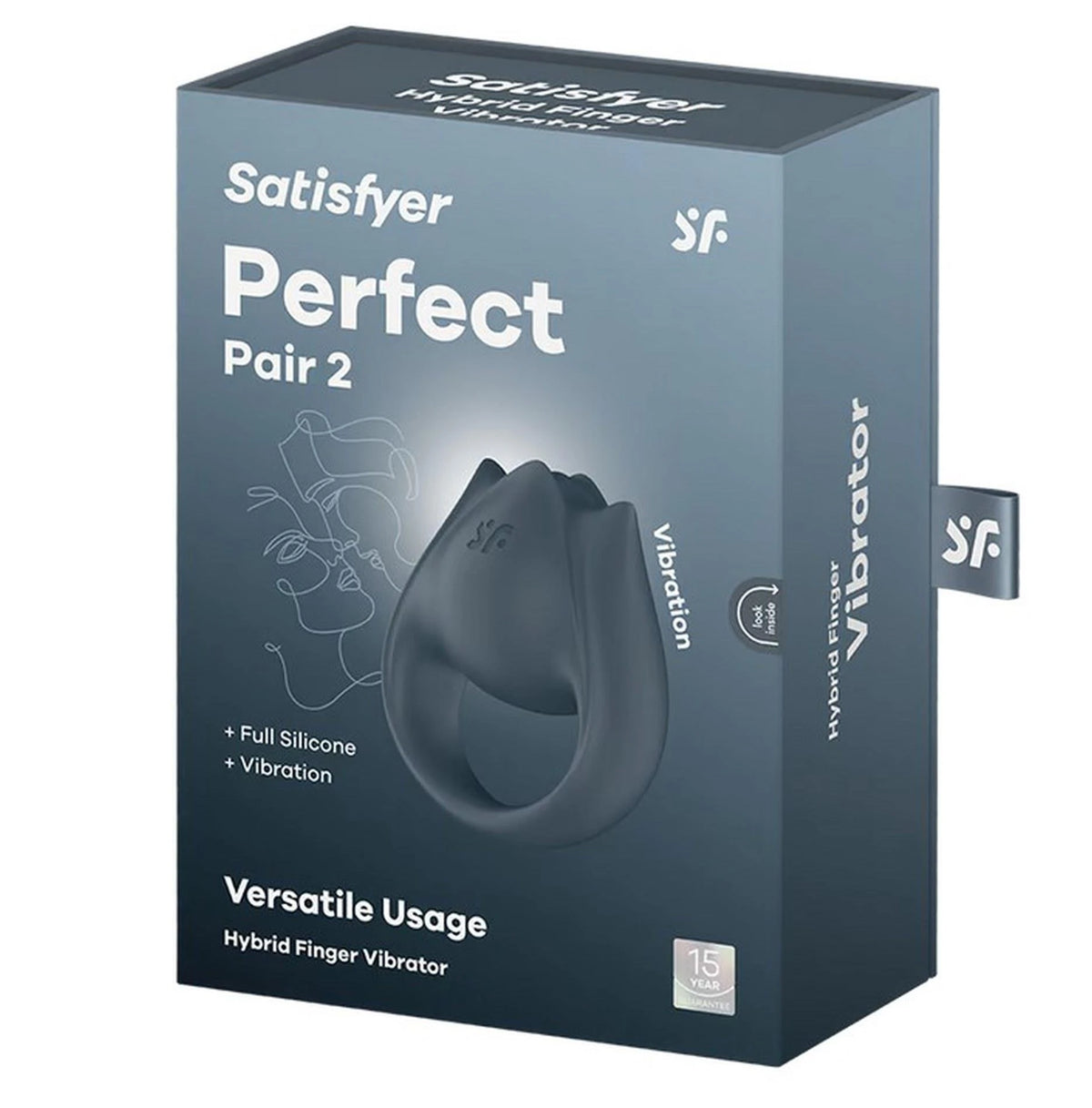 Anello fallico Perfect Pair 2 12 funzioni – ricaricabile, vibrante | Satisfyer