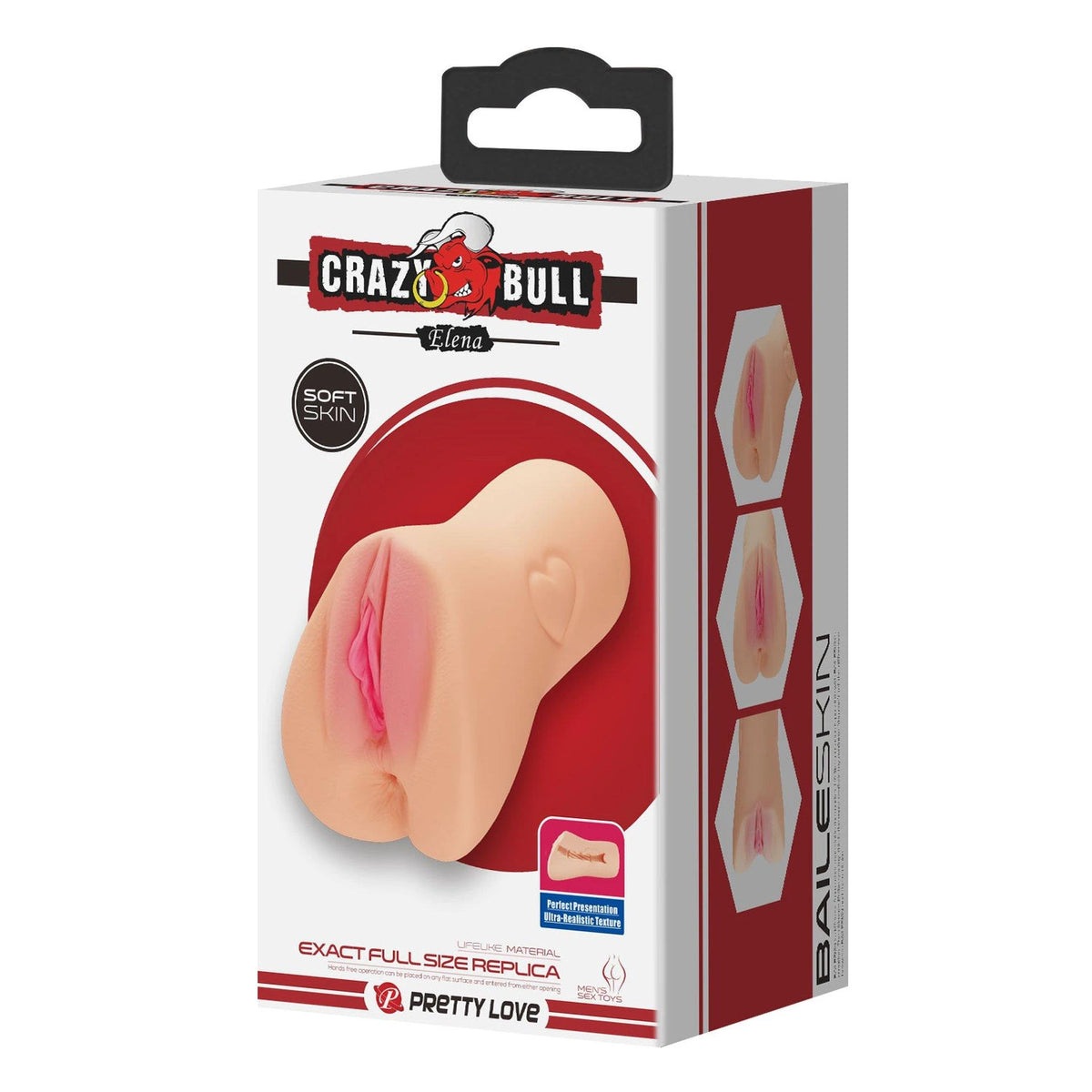 Masturbatore Elena – vibrante, impermeabile, nude BM-009238N | Crazy Bull