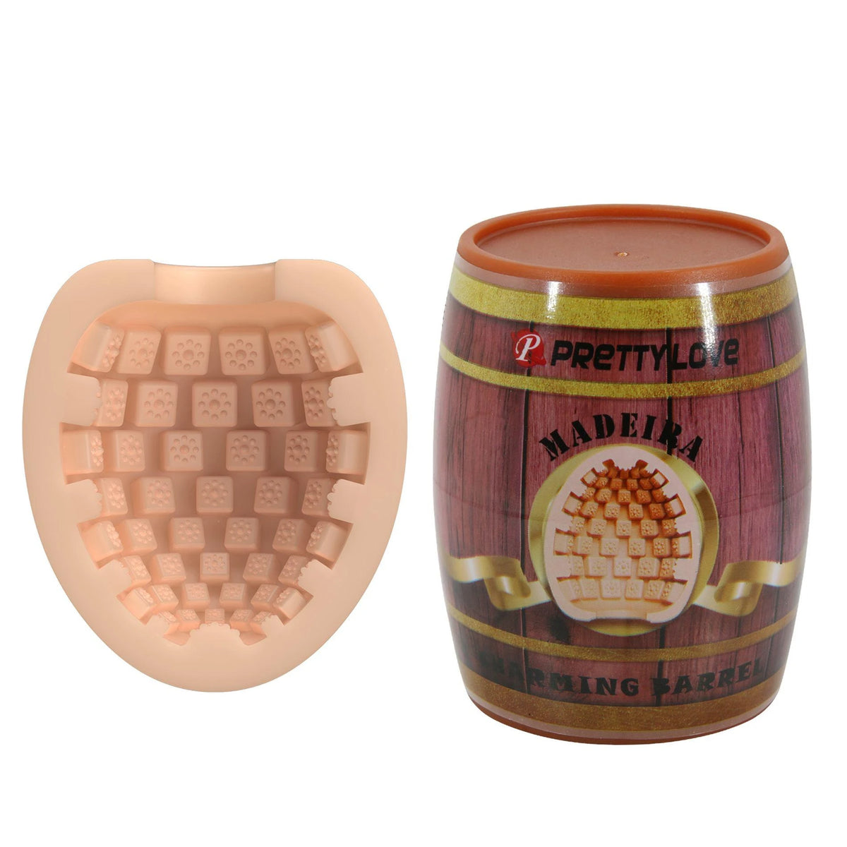 Masturbatore Madeira Charming Barrel – impermeabile, nude | Pretty Love