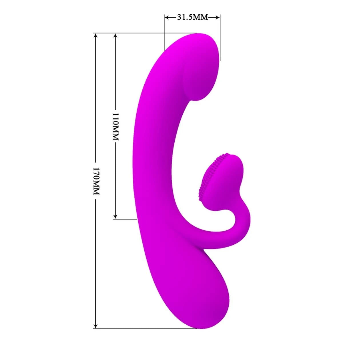 G-pont vibrátor Full Cover 10 funkció – újratölthető | Pretty Love