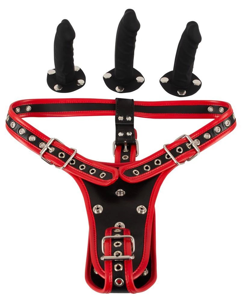 Arnés strap-on – negro 24931871111 | Bad Kitty