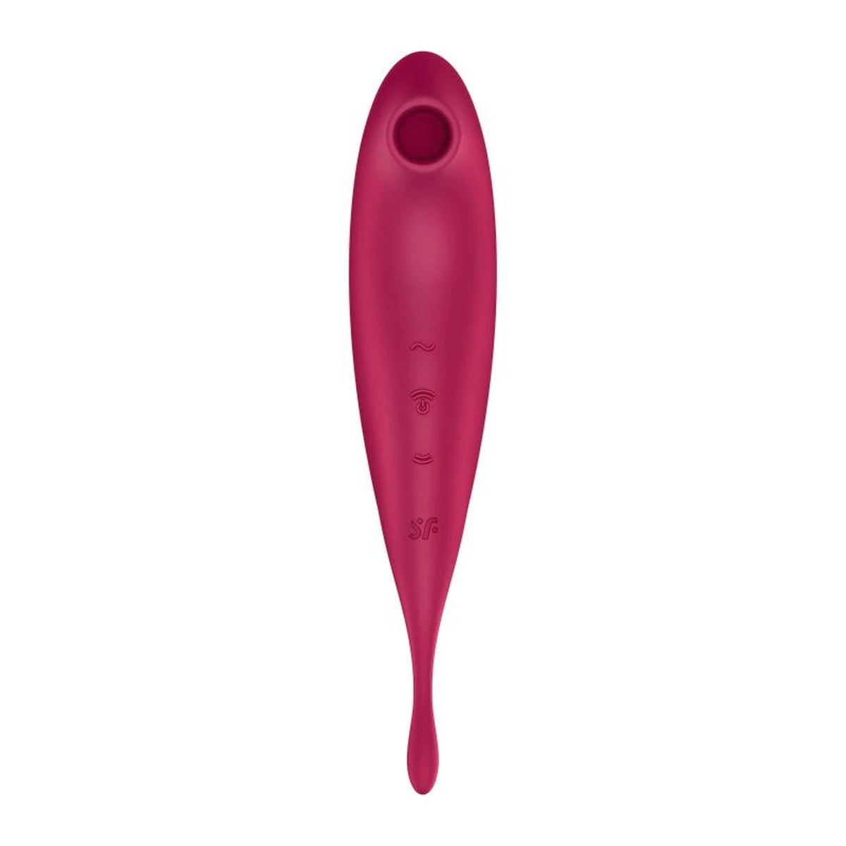 Stimulateur clitoridien Twirling Pro Connect 12 fonctions – contrôlé par appli, rouge | Satisfyer