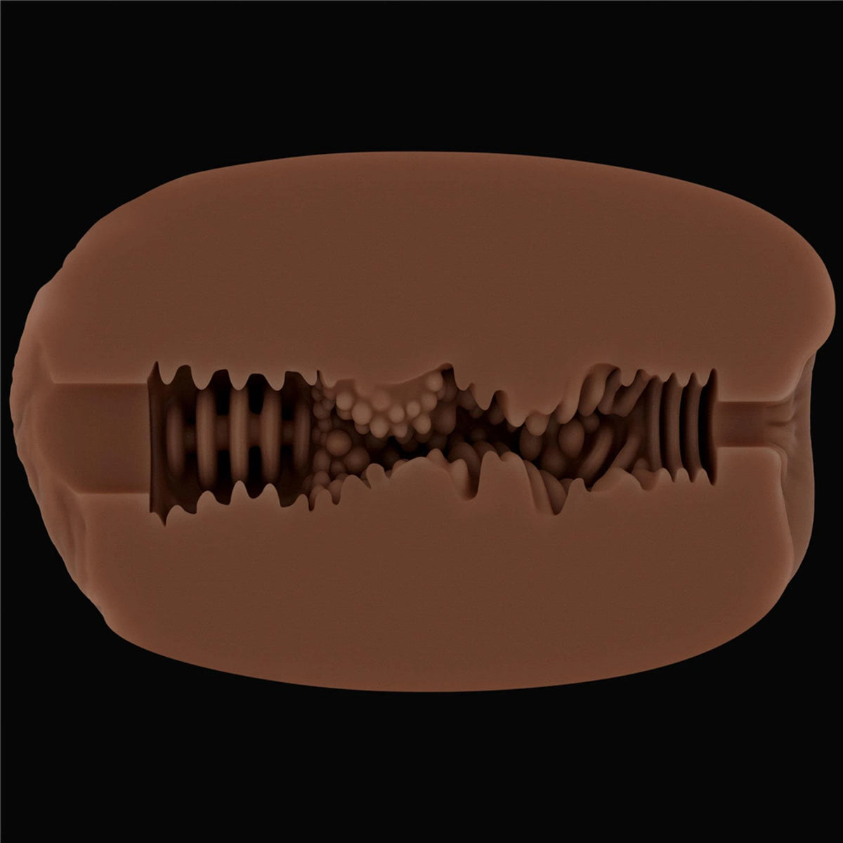 Masturbateur Slider Ended 10.3 cm – vibrant, double, marron 10-LV350022 | Lovetoy