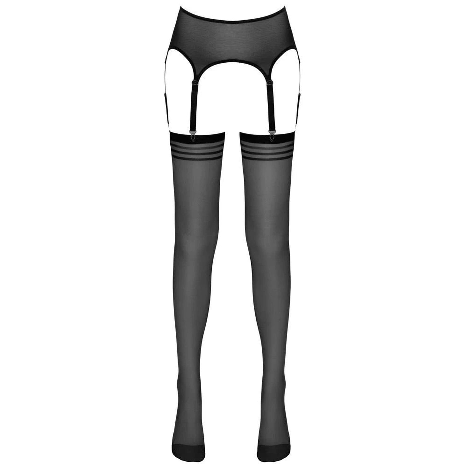 Porte-jarretelles noir L/XL