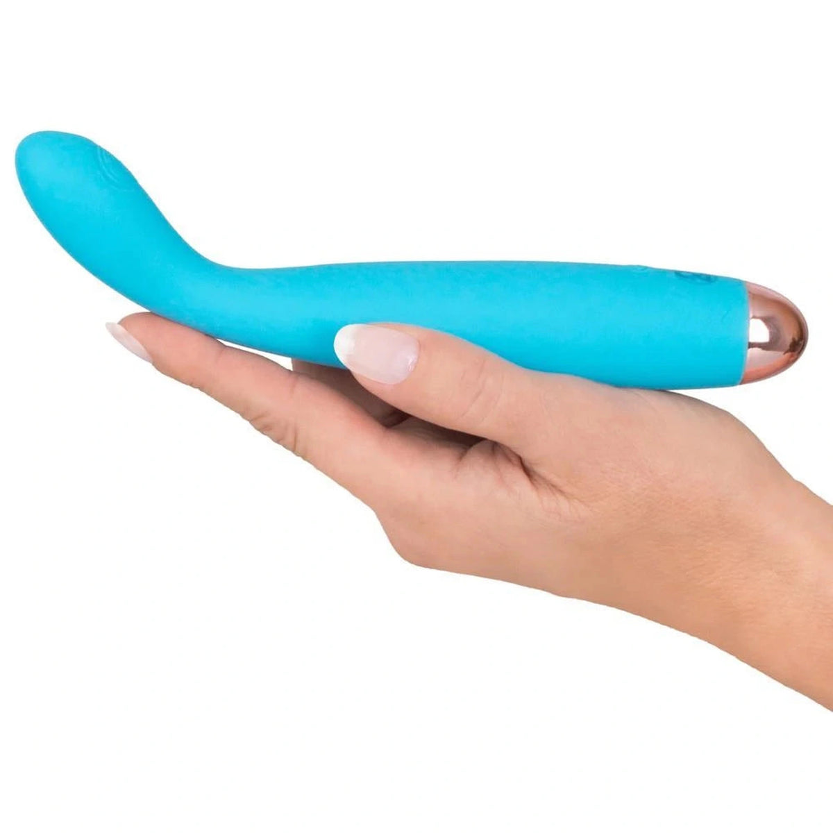 Mini vibrador 7 funções – recarregável, azul 18.7 cm | Cuties