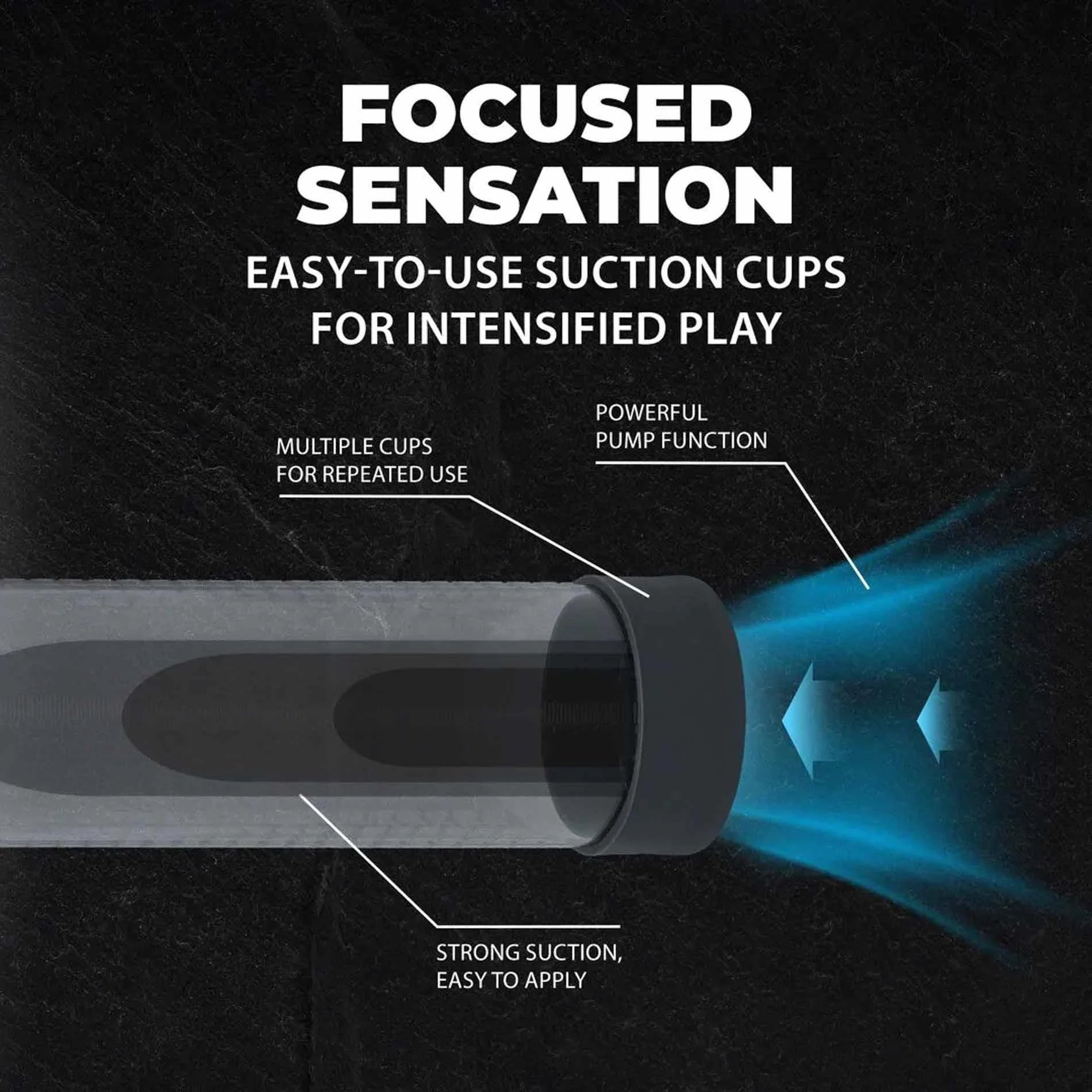 HyperPump - Rechargeable Penis Pump - Gun Metal