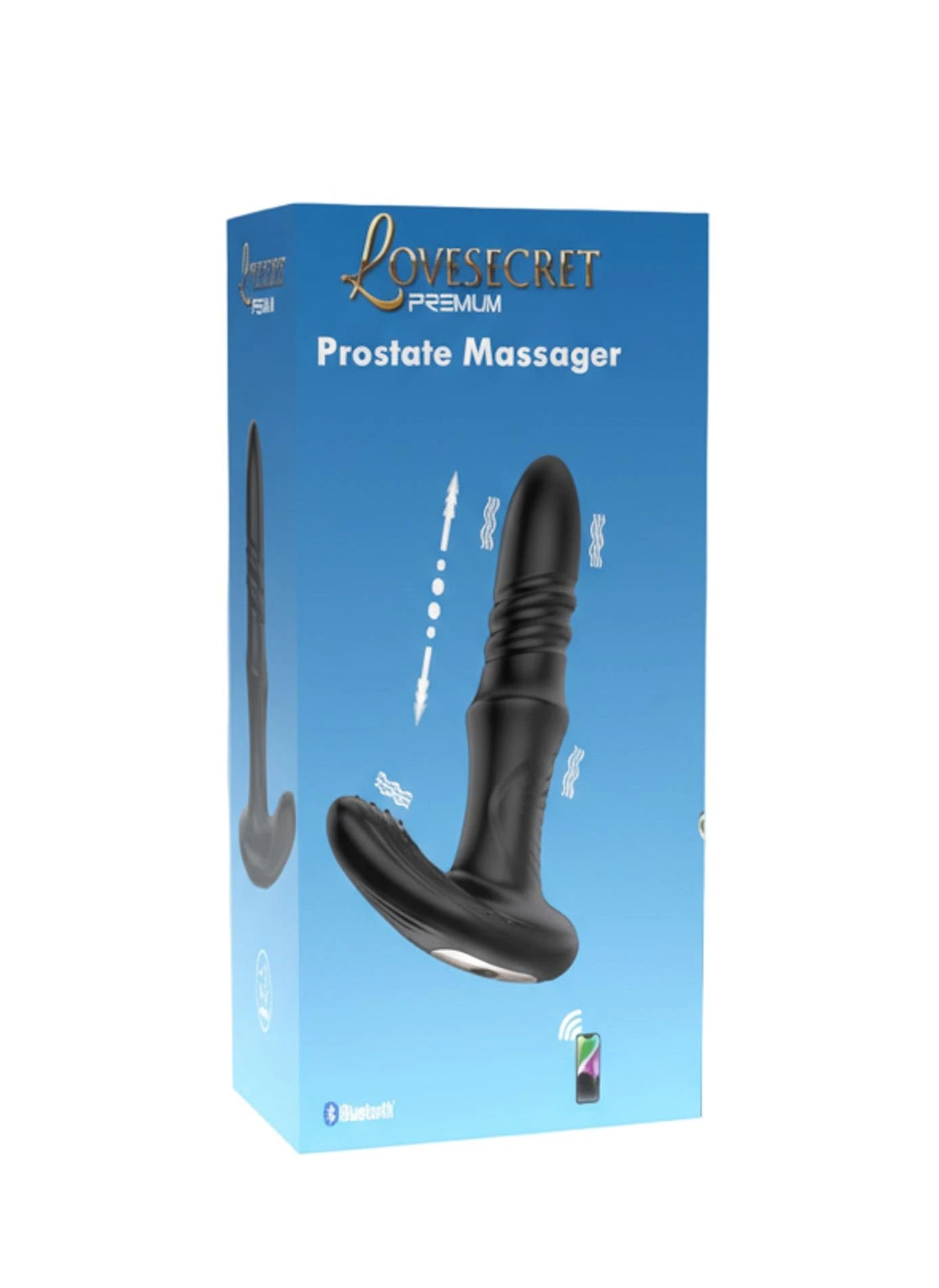 Fonction de l'application du masseur de prostate Lovesecret Premium