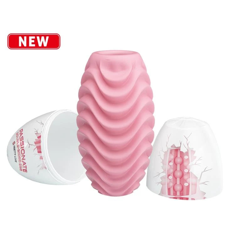 PRETTY LOVE - Œuf double face passionné rose