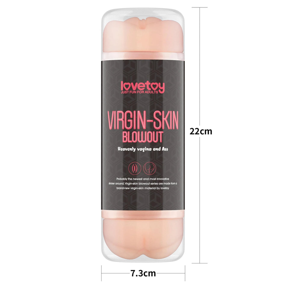 Maszturbátor Virgin Blowout Stroker 22 cm – vibrációs, testszínű 10-LV250017 | Lovetoy