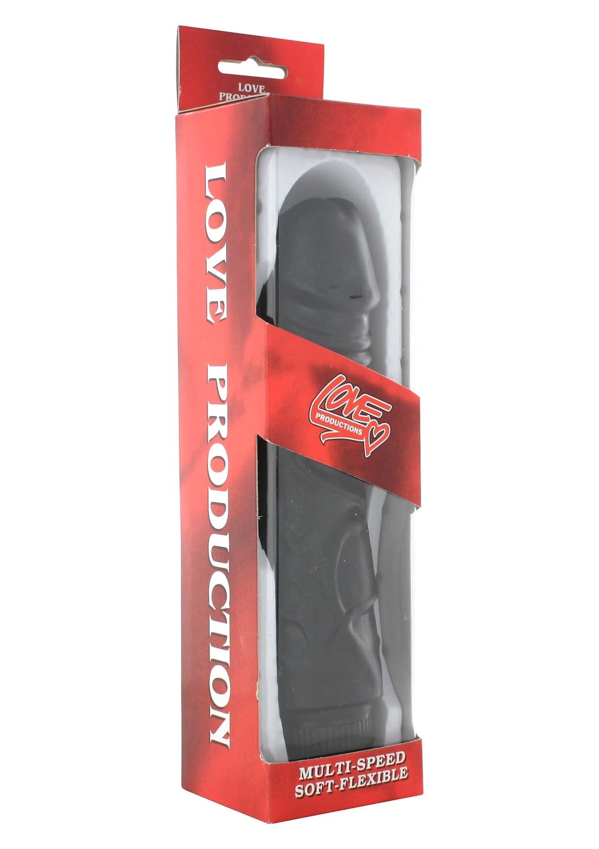 Realistic vibrator Pleasures – black | Seven Creations