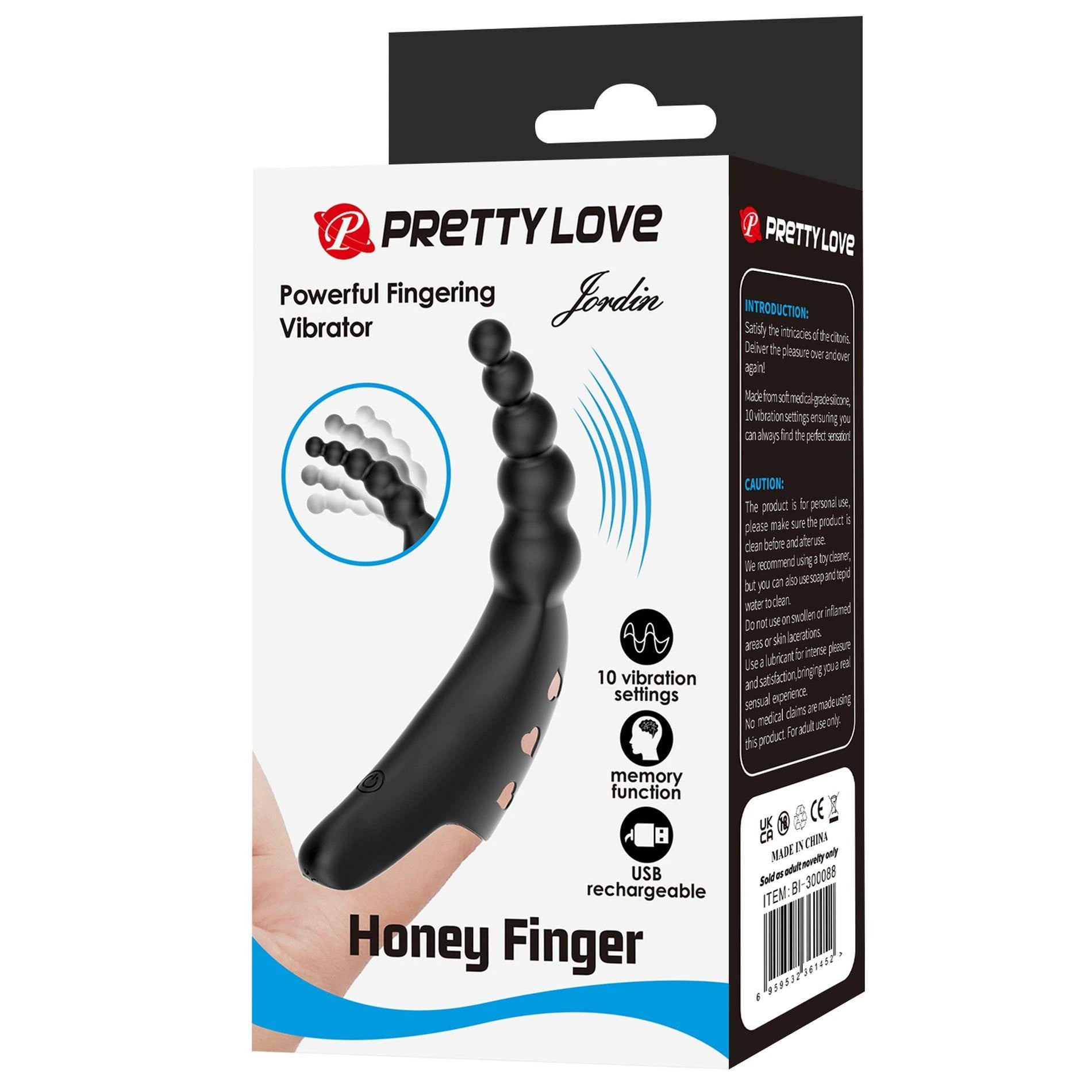 PRETTY LOVE - Jordin, 10 vibrations, Silicone