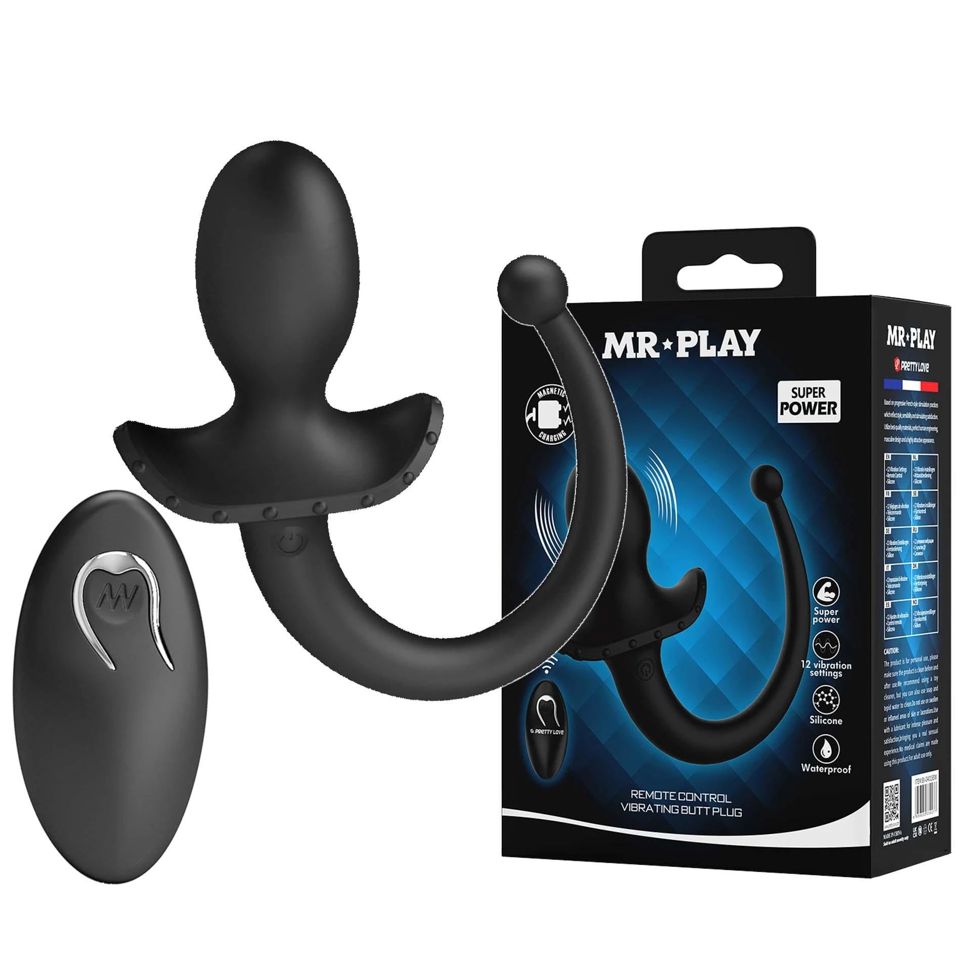Mr. Play Télécommande plug anal vibrant