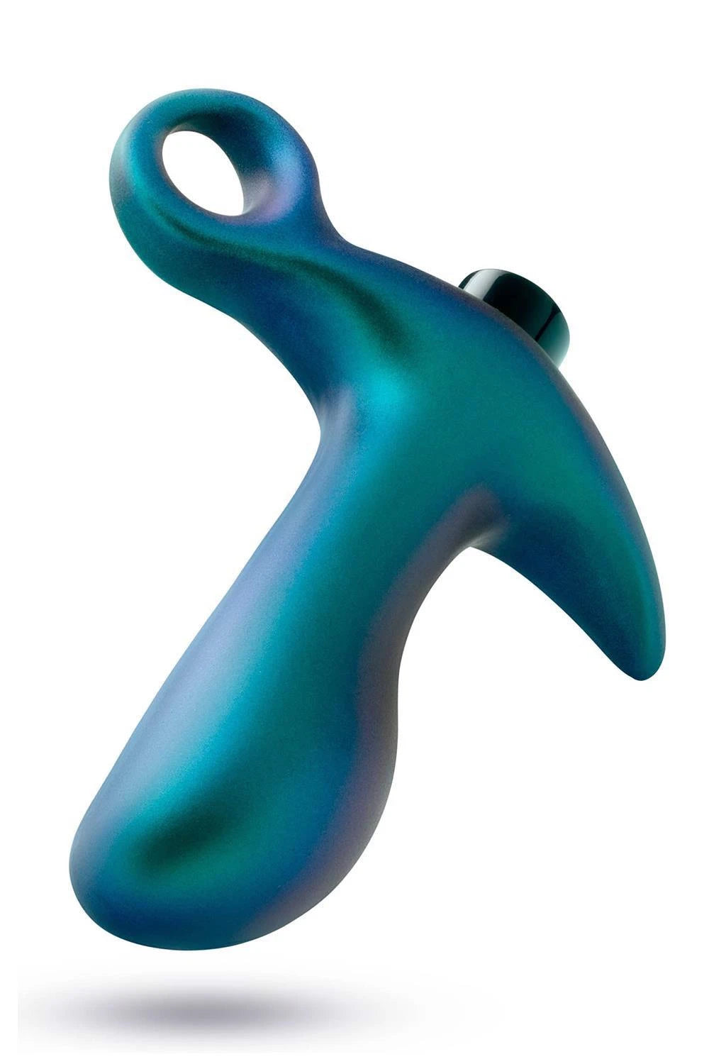 Plug anal Adventures Matrix Teleportation 10.8 cm – vibrador, recargable, azul | Blush