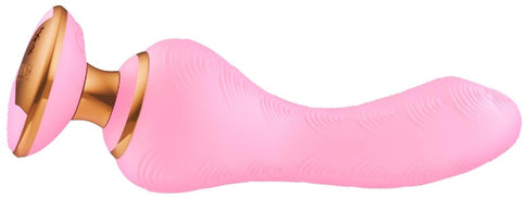 Vibrador punto G Sanya – recargable, rosa | Shunga