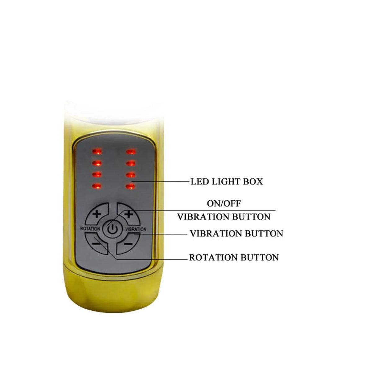 Vibratore rabbit Cold Prince 4 12 funzioni – rotante | Baile