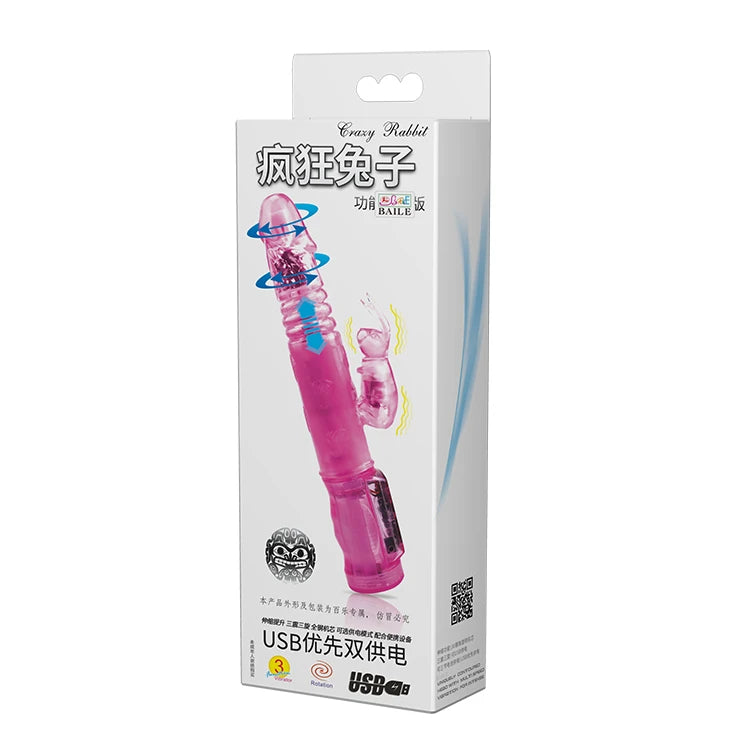 Vibrador rabbit – rosa | Baile