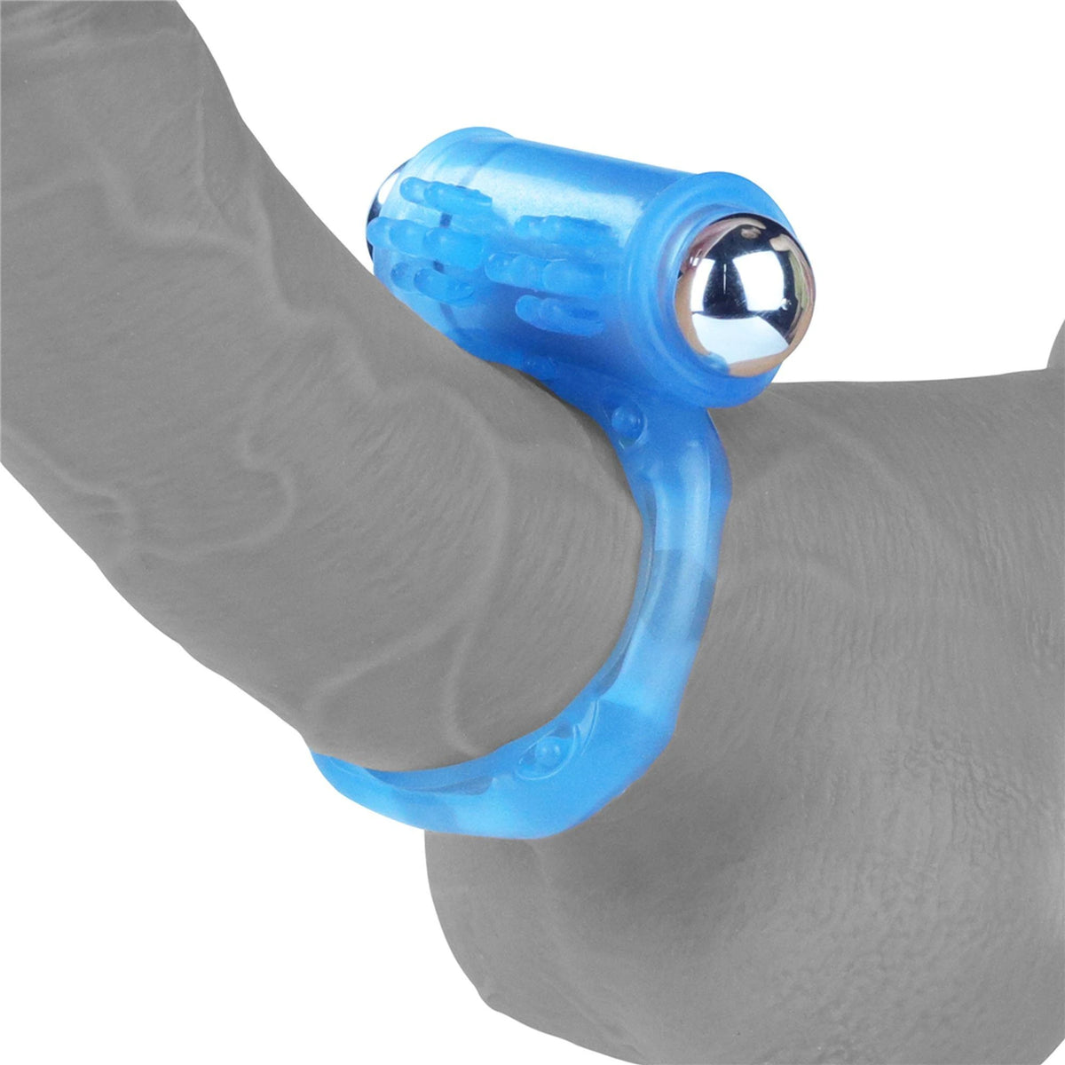 Anillo para el pene Lumino Play – vibrador, azul 10-LV343215 | Lovetoy