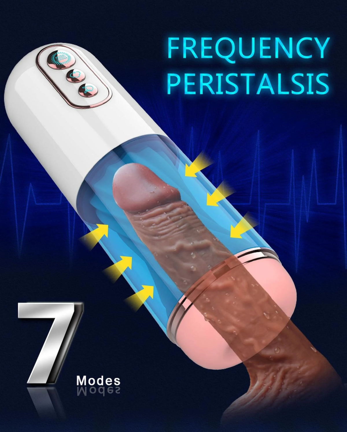 Masturbatore Sucking 7 funzioni – ricaricabile, vibrante, nude | Favorites