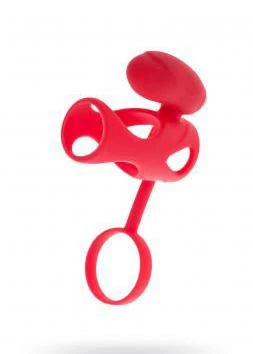 Anel peniano – vibratório, preto 39-901403-9 | Black&Red