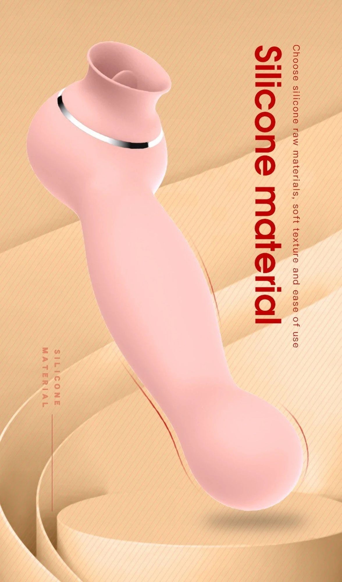 Stimolatore clitorideo Lauren 6 funzioni – ricaricabile, rosa | Favorites