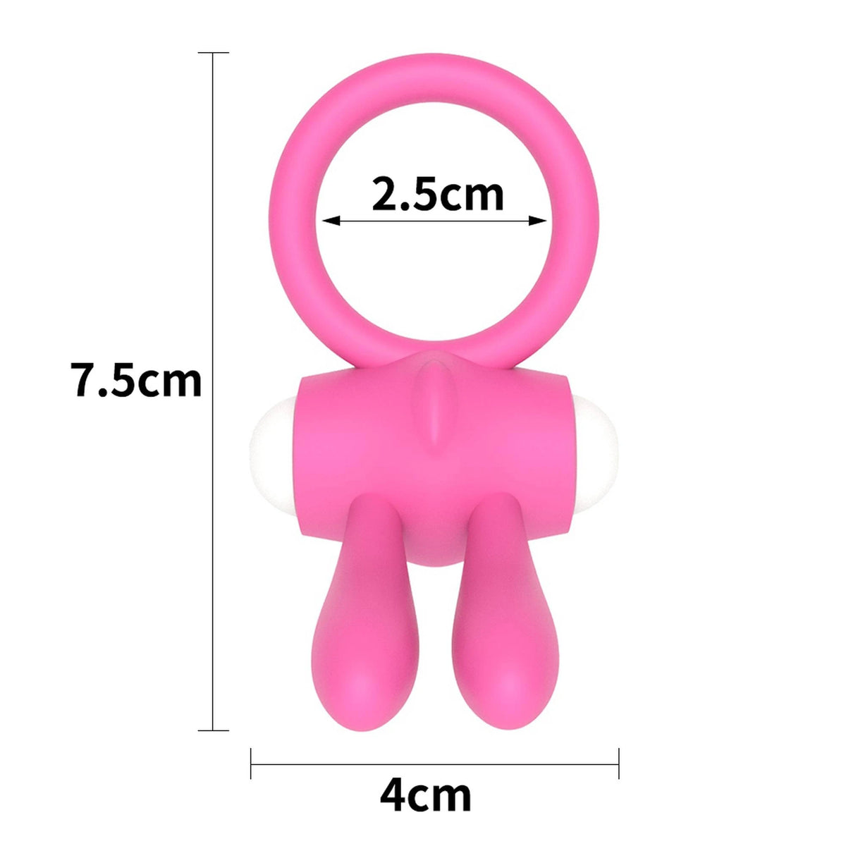 Anello fallico – vibrante, rosa | Lovetoy