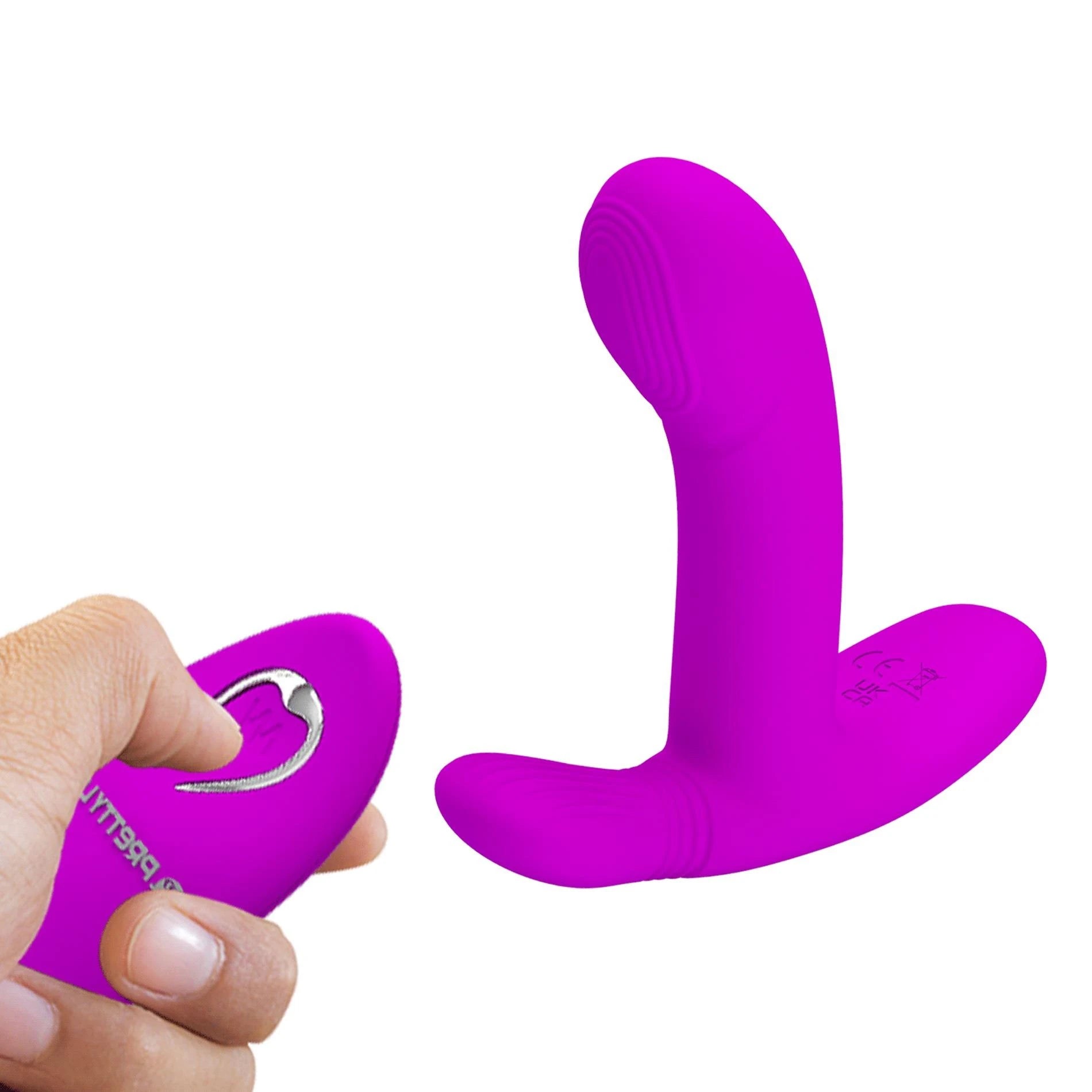 PRETTY LOVE - Geri Purple, 12 fonctions de vibration, 3 réglages de léchage, Télécommande sans fil
