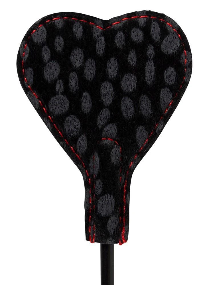 Korbács Crop – fekete 25 cm | Bad Kitty