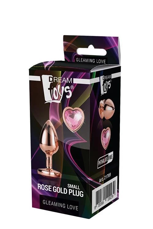 Plug anale Gleaming – con gioiello, oro 35-21789 | Dream Toys