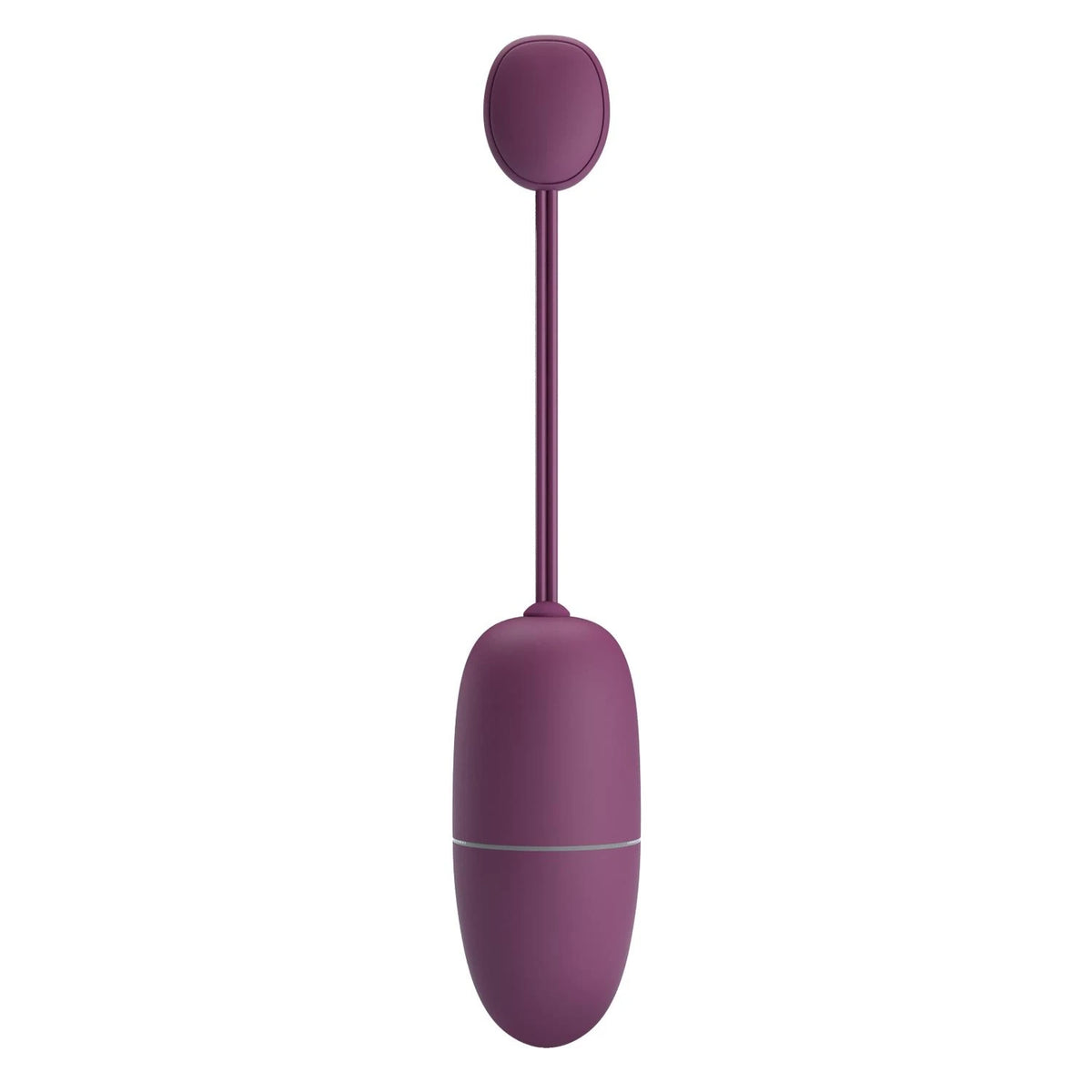 Vibrating egg Nymph Mobile distance AAA 12 functions – app-controlled, rechargeable, plum | Pretty Love